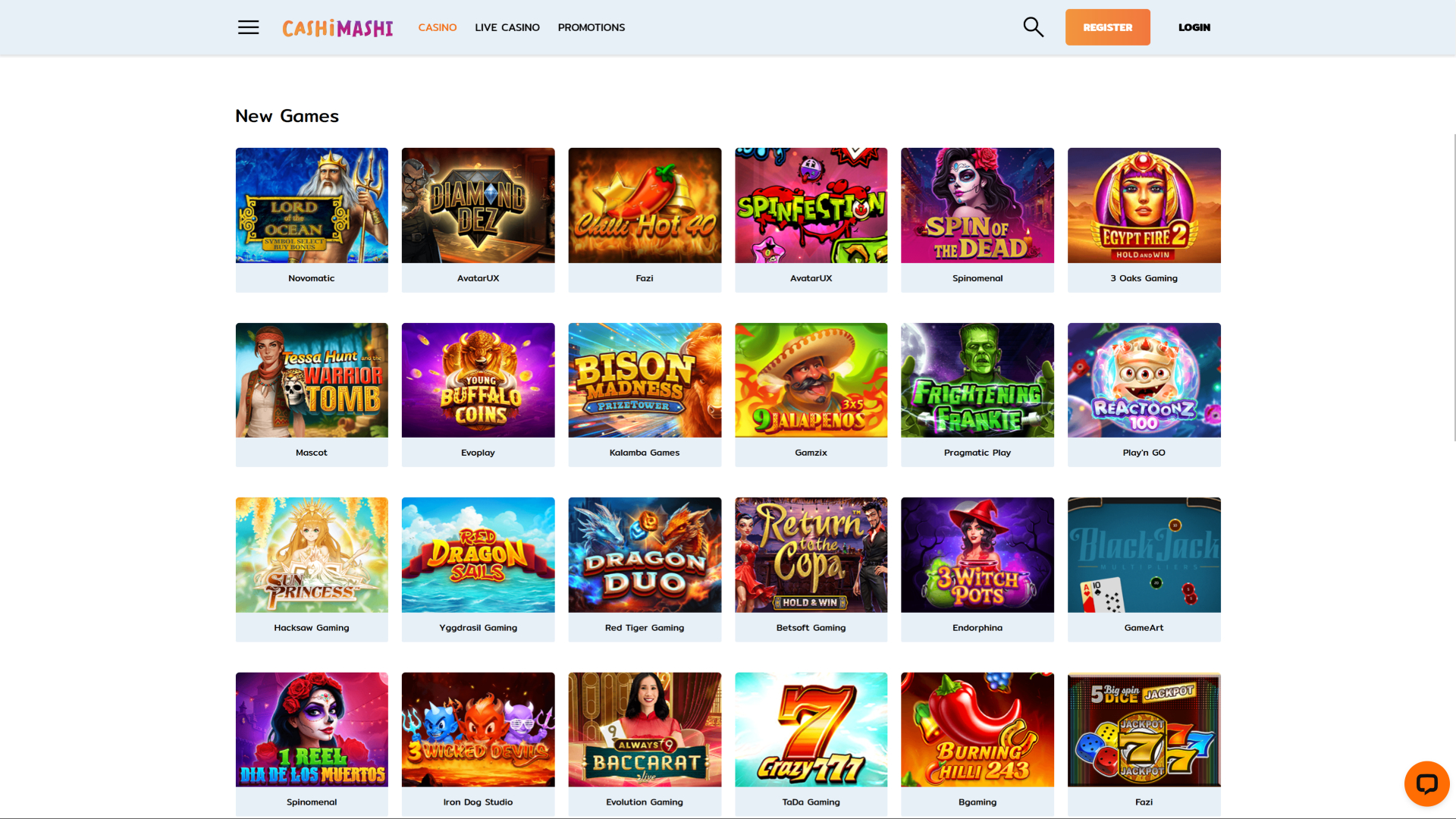 Cashimashi Casino Desktop Games