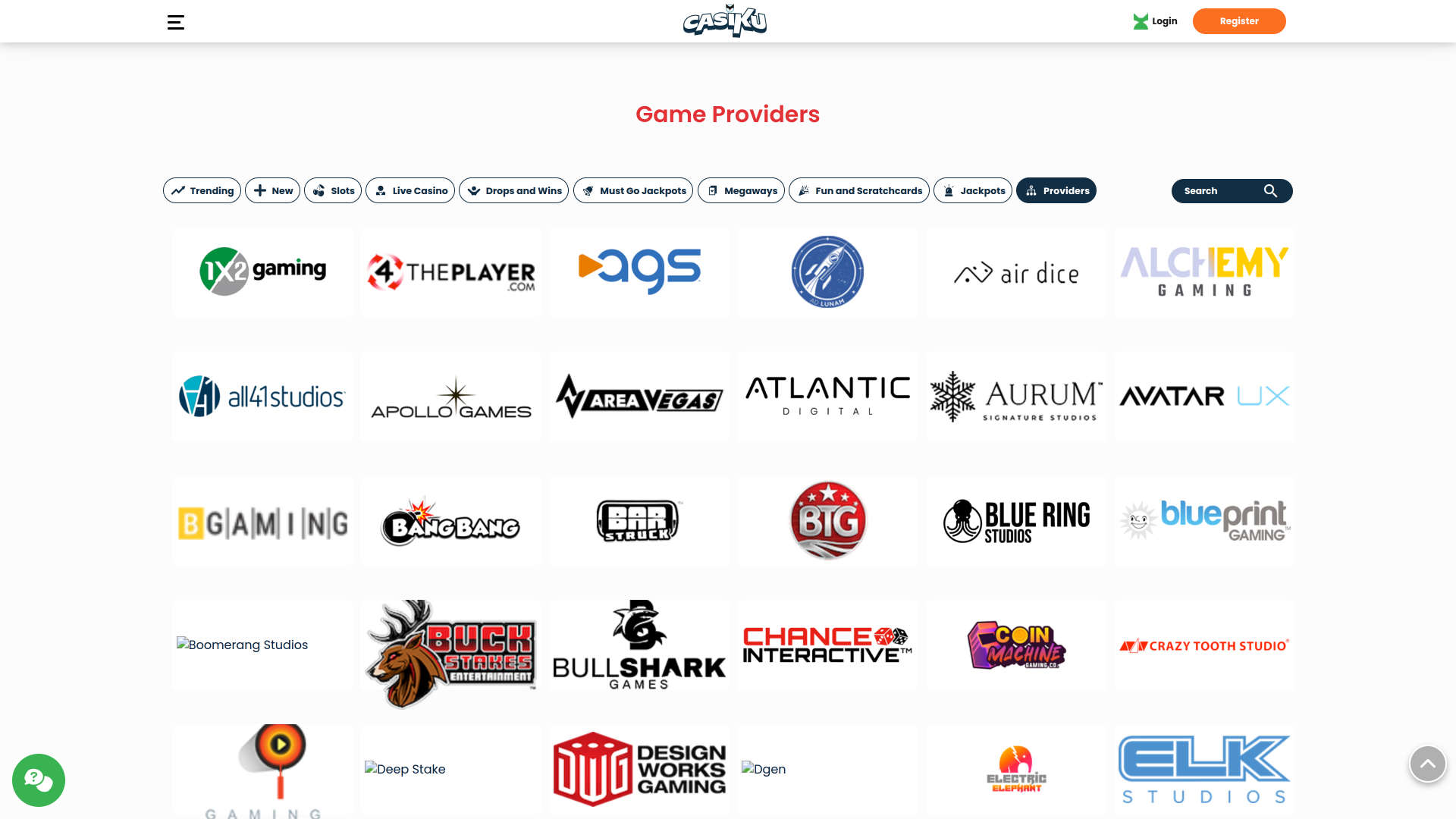 Casiku Casino Desktop Game Developers