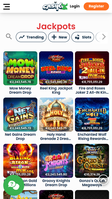Casiku Casino Mobile Jackpot