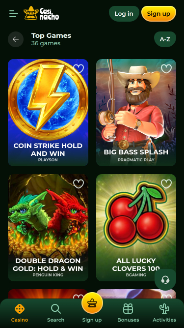 Casinacho Casino Games