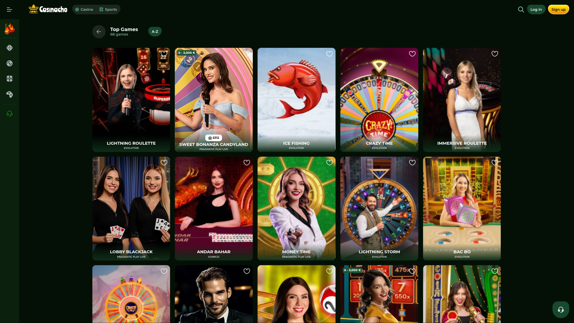 Casinacho Casino Live Dealer