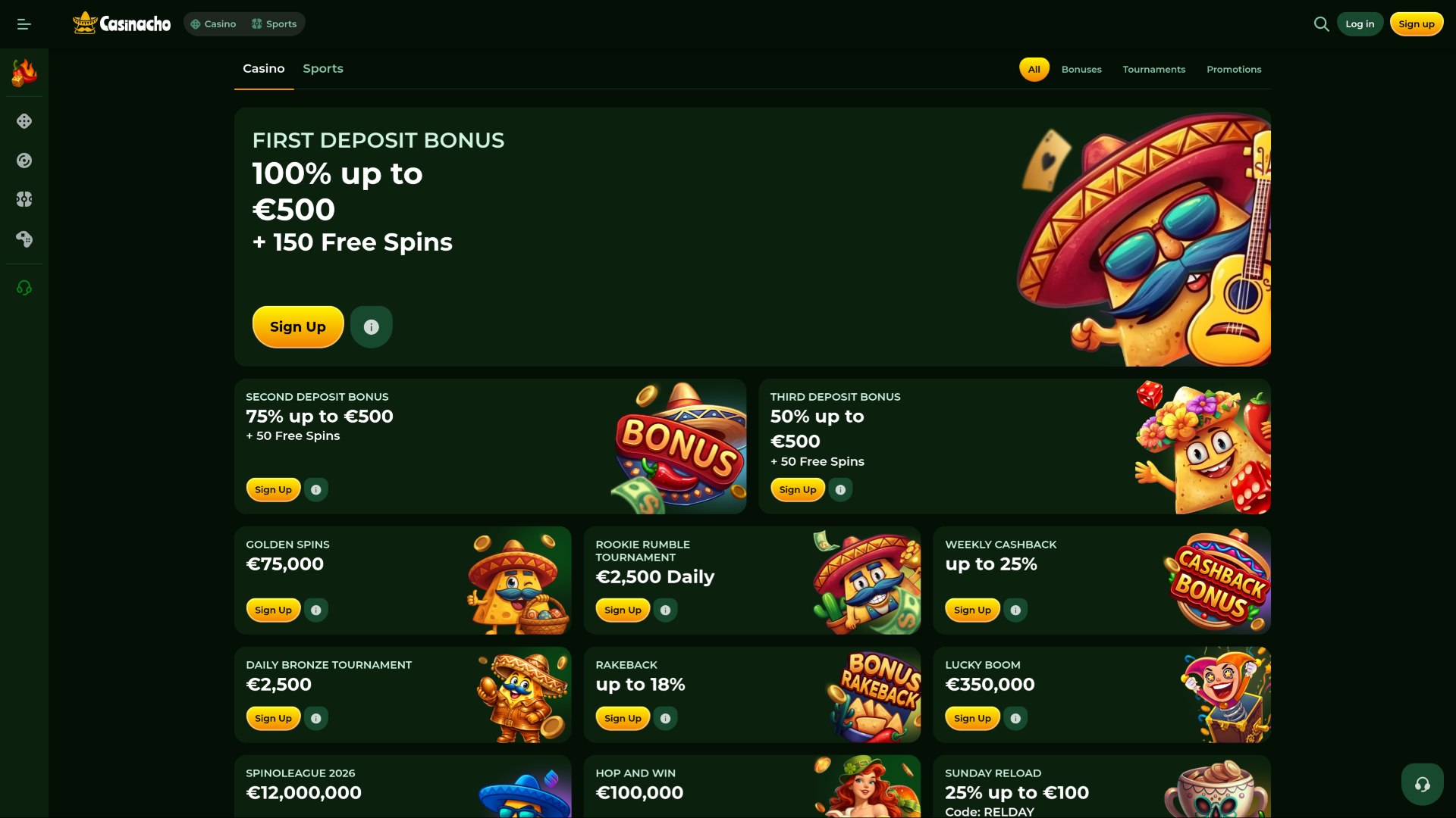 Casinacho Casino Promotions