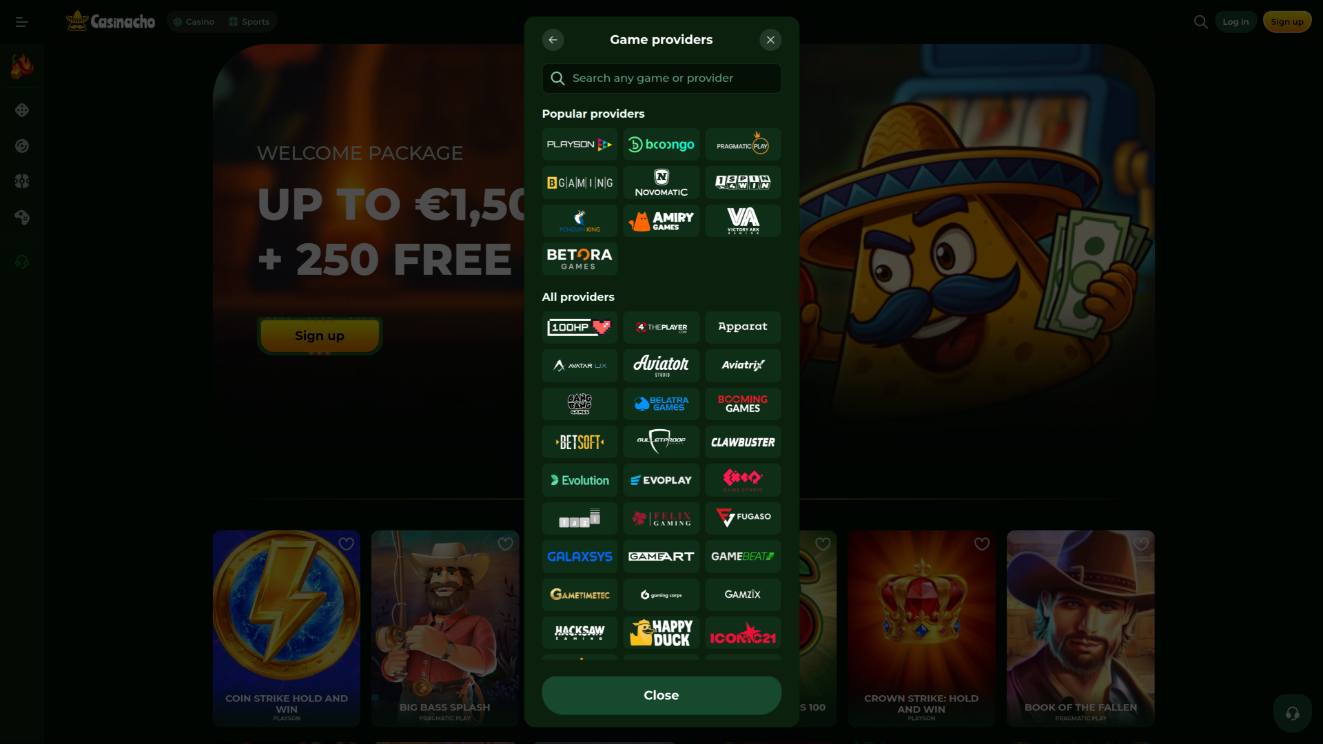 Casinacho Casino Game Developers