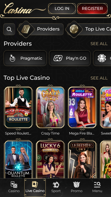 Casina Casino Live Dealer