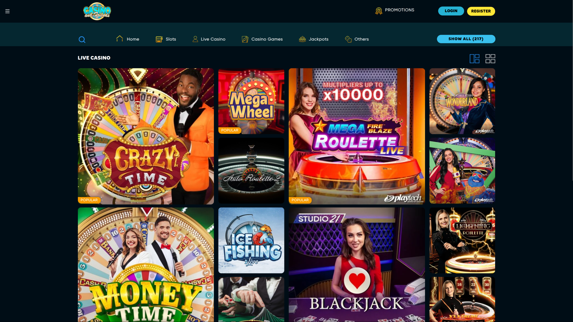 Casino And Friends Desktop Live Dealer