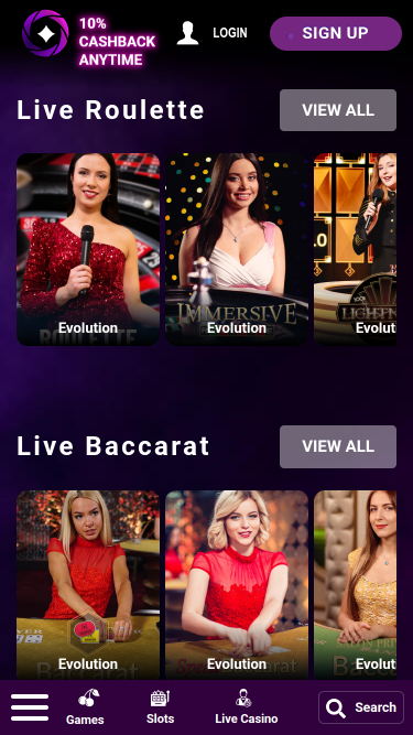Casino Bit Mobile Live Dealer