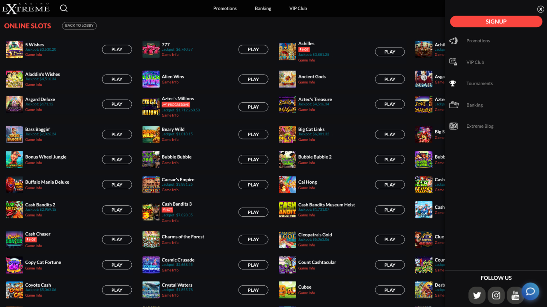 Casino Extreme Desktop Games