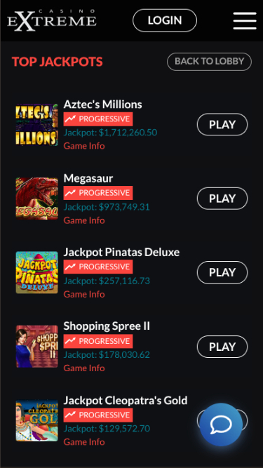 Casino Extreme Mobile Jackpot