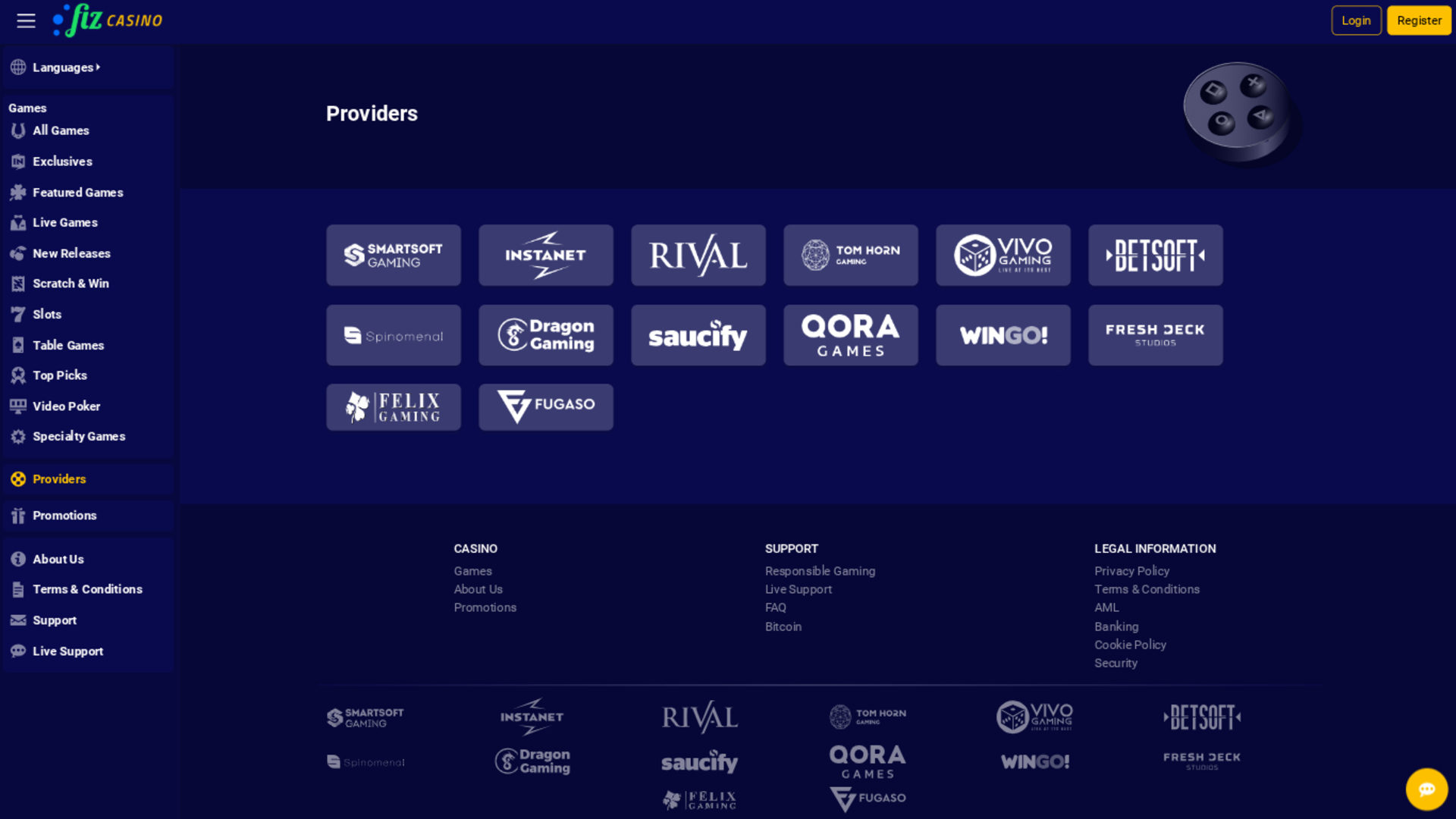 Casino Fiz Desktop Game Developers