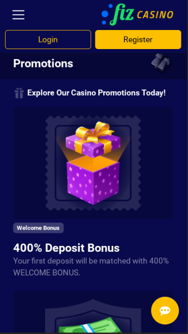 Casino Fiz Mobile Promotions