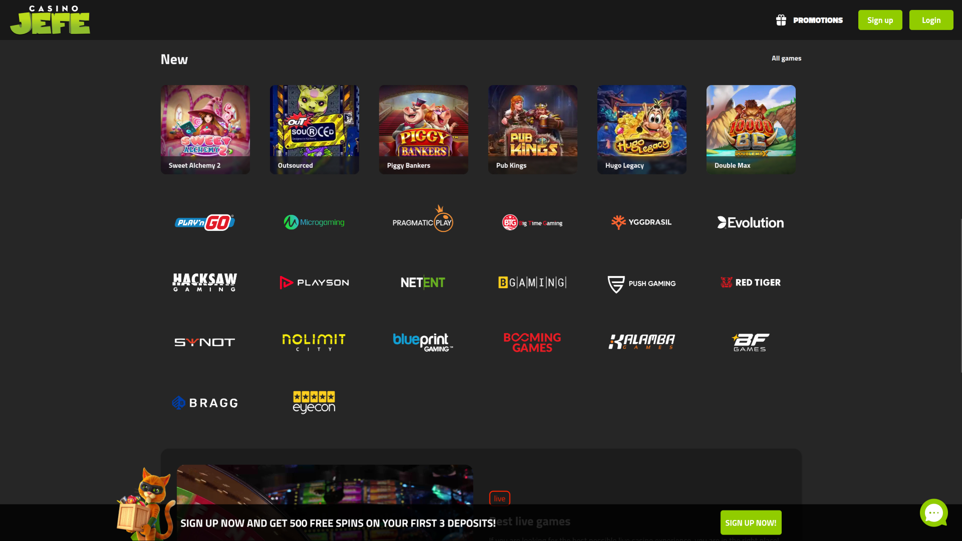 Casino JEFE Desktop Game Developers