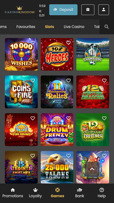 Casino Kingdom Mobile Games