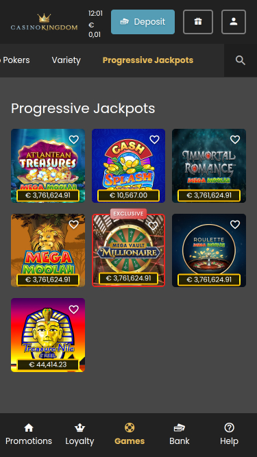 Casino Kingdom Mobile Jackpot