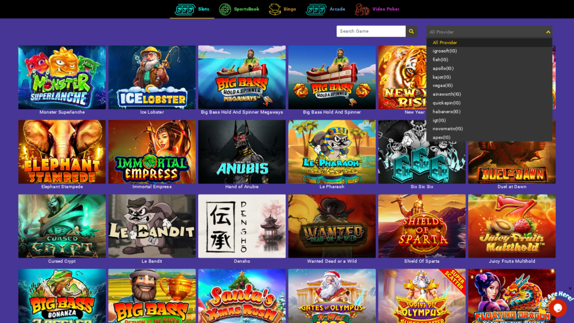 Casino Purple Desktop Game Developers