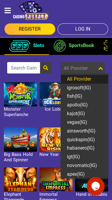 Casino Purple Mobile Game Developers