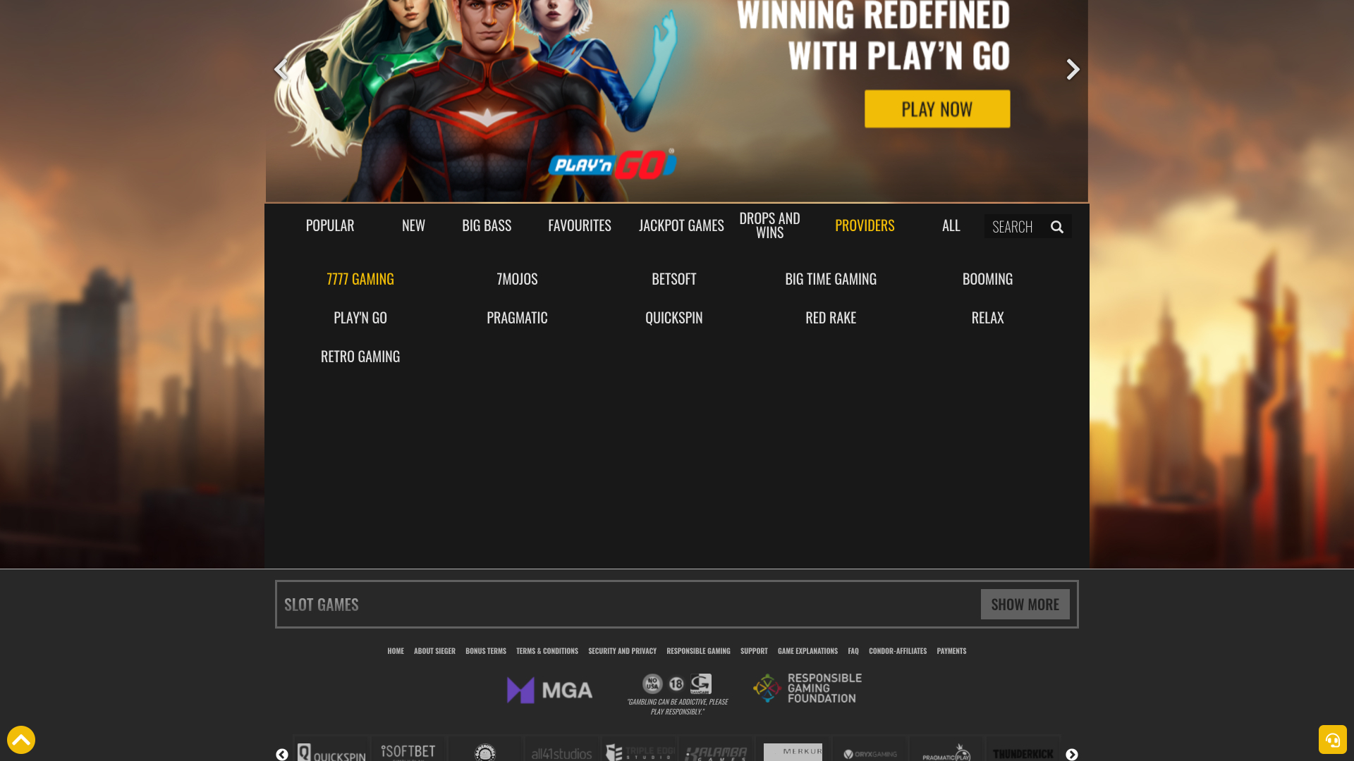 Casino Sieger Desktop Game Developers