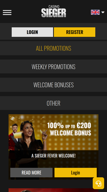 Casino Sieger Mobile Promotions
