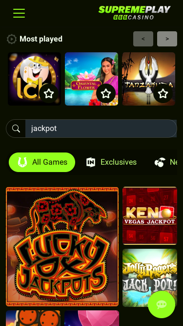 Casino Supreme Play Mobile Jackpot