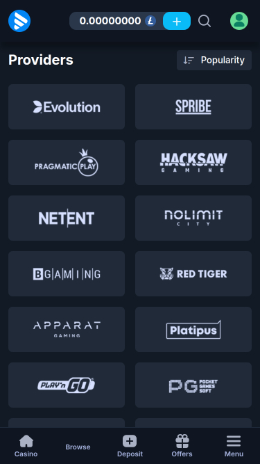 Casinobet Mobile Game Developers