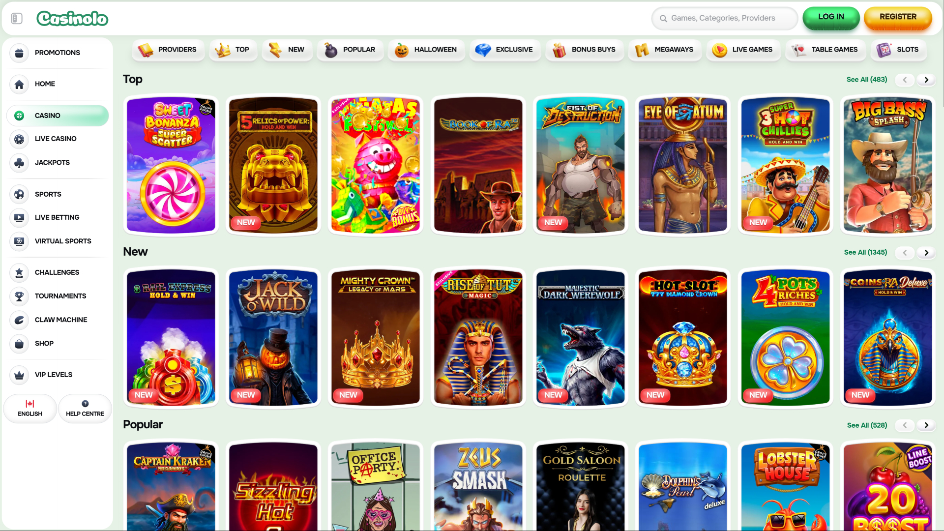 Casinolo Casino Desktop Games