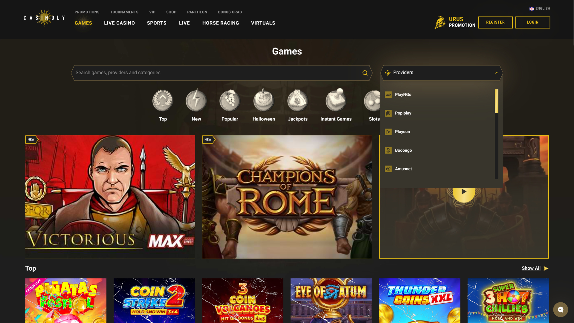 Casinoly Casino Desktop Game Developers