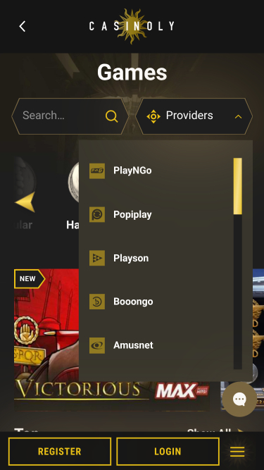 Casinoly Casino Mobile Game Developers