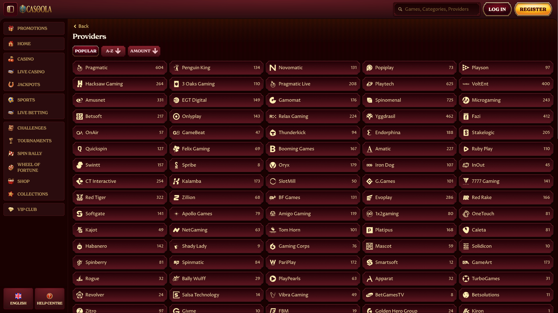 Casoola Casino Game Developers