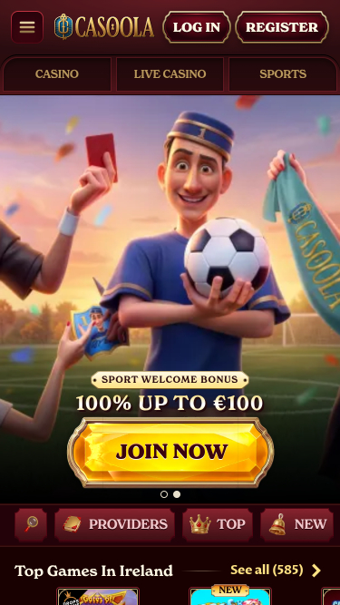 Casoola Casino Homepage
