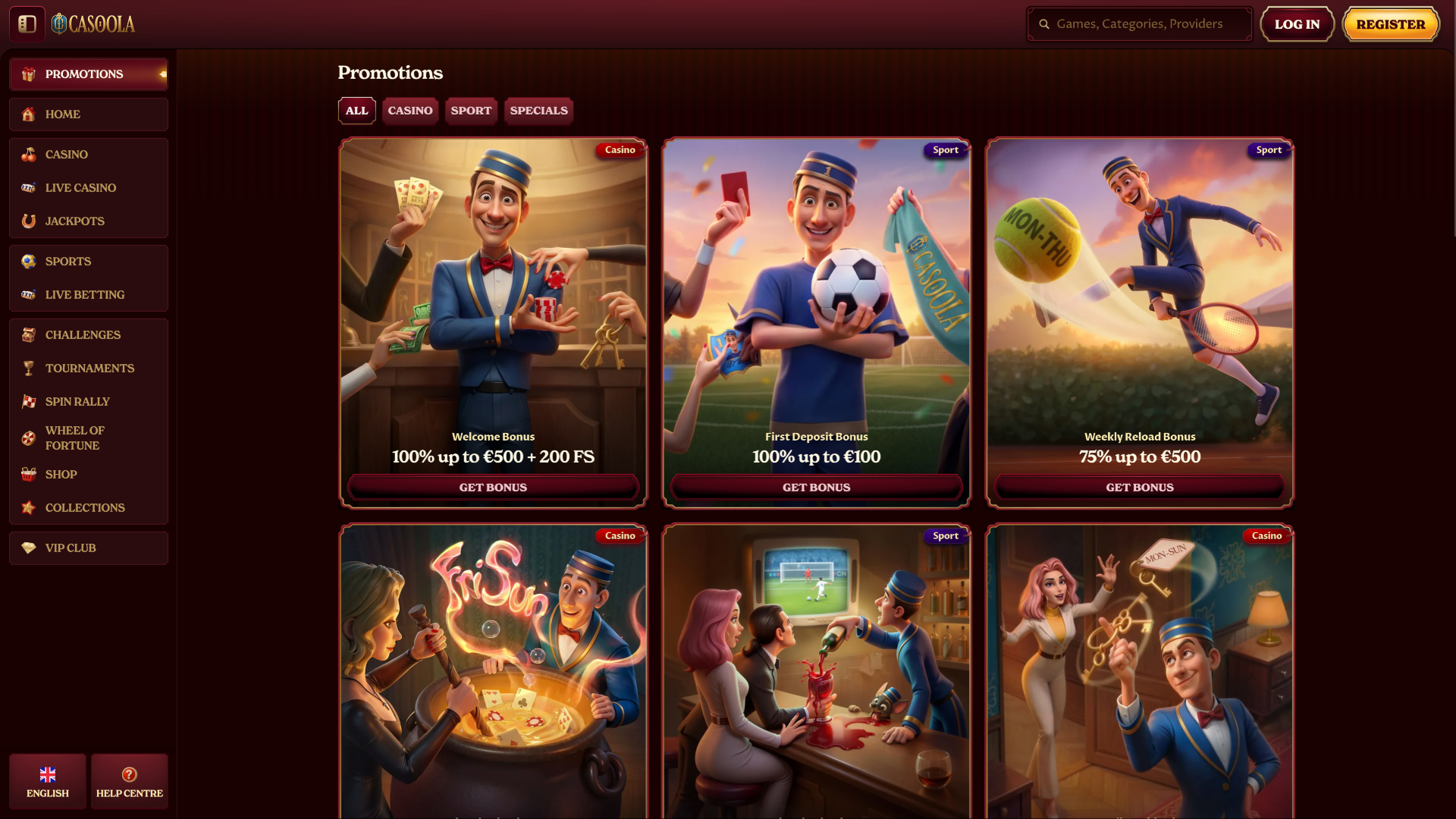 Casoola Casino Promotions