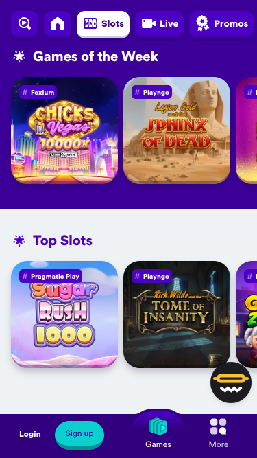 Casumo Casino Mobile Games