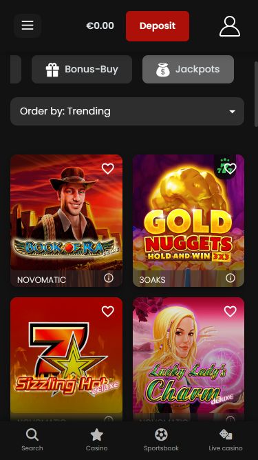 Chipstars.bet Mobile Jackpot