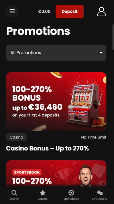 Chipstars.bet Mobile Promotions