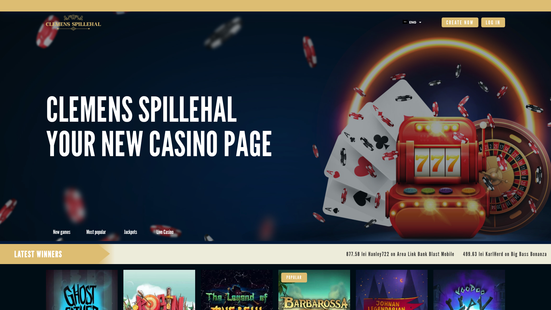 Clemens Spillehal Desktop Homepage