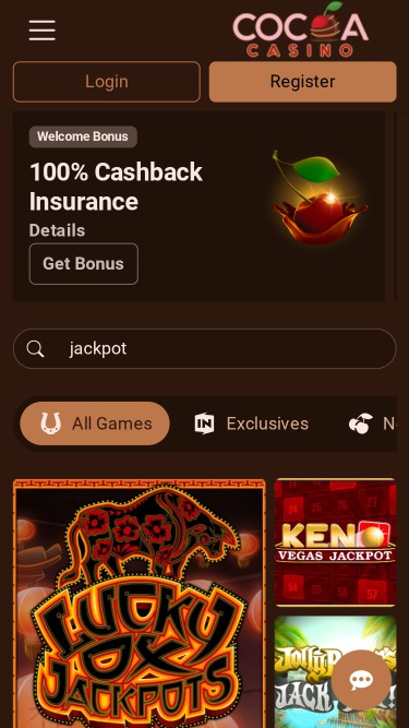 Cocoa Casino Jackpot Mobile