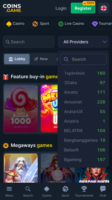Coins Game Casino Game Developers Mobile