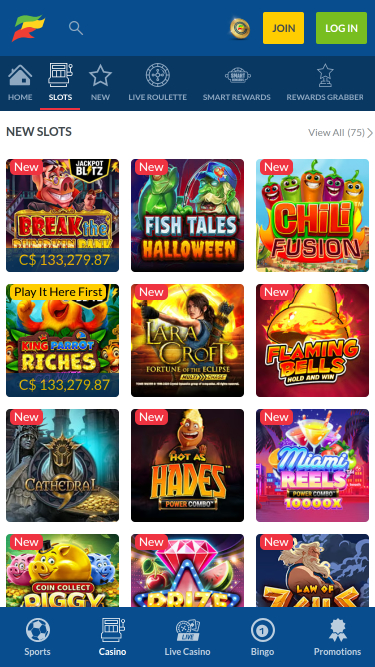 Coral Casino Mobile Games