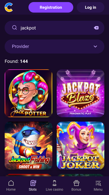 Cosmolot Casino Mobile Jackpot