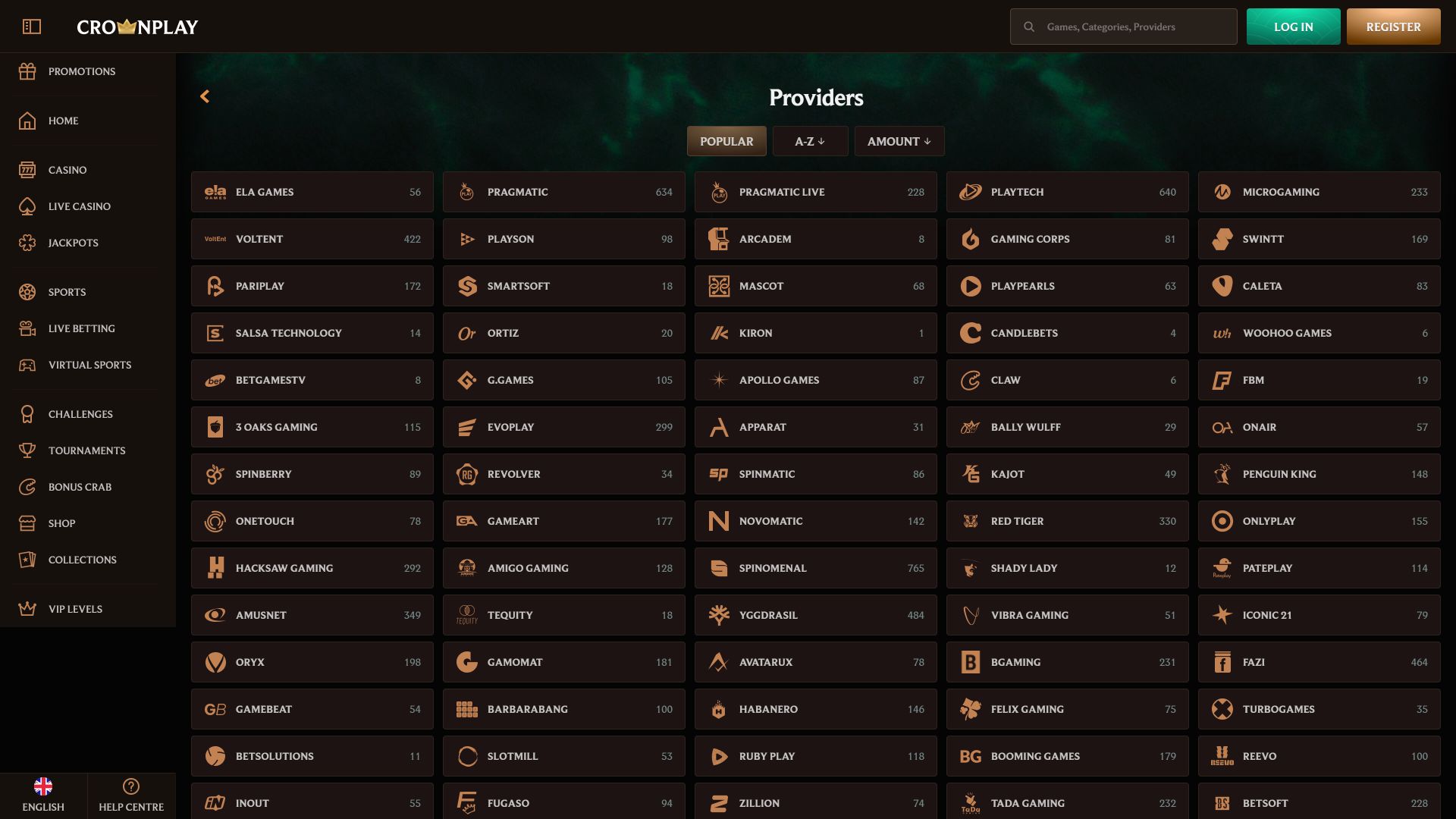 Crownplay Casino Desktop Game Developers