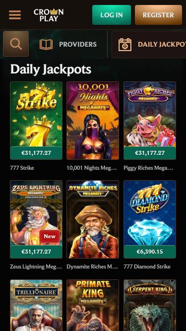 Crownplay Casino Mobile Jackpot