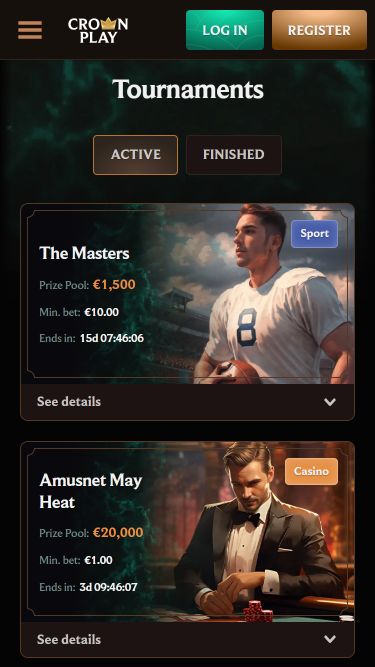 Crownplay Casino Mobile Tournaments