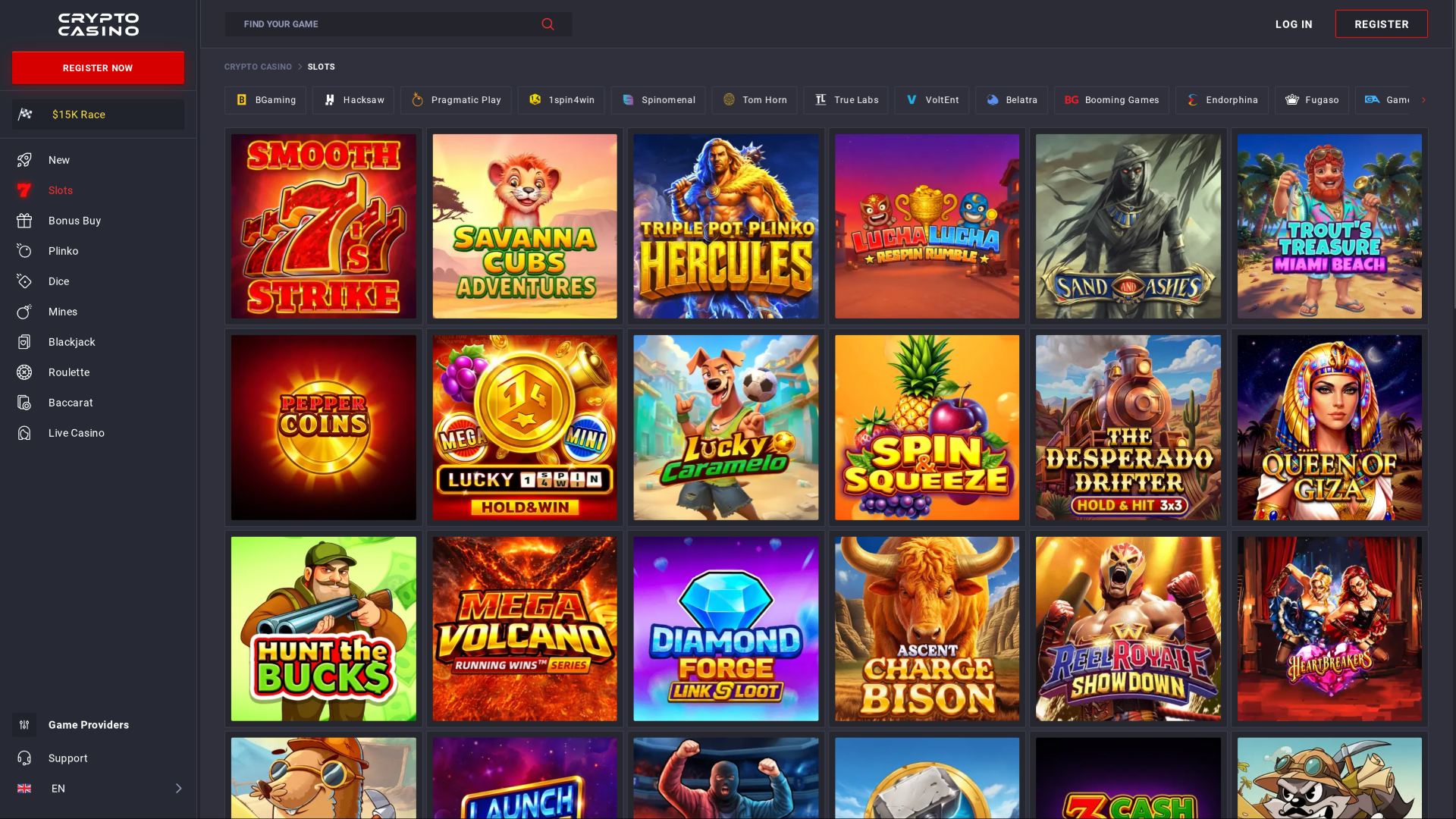 CryptoCasino Games