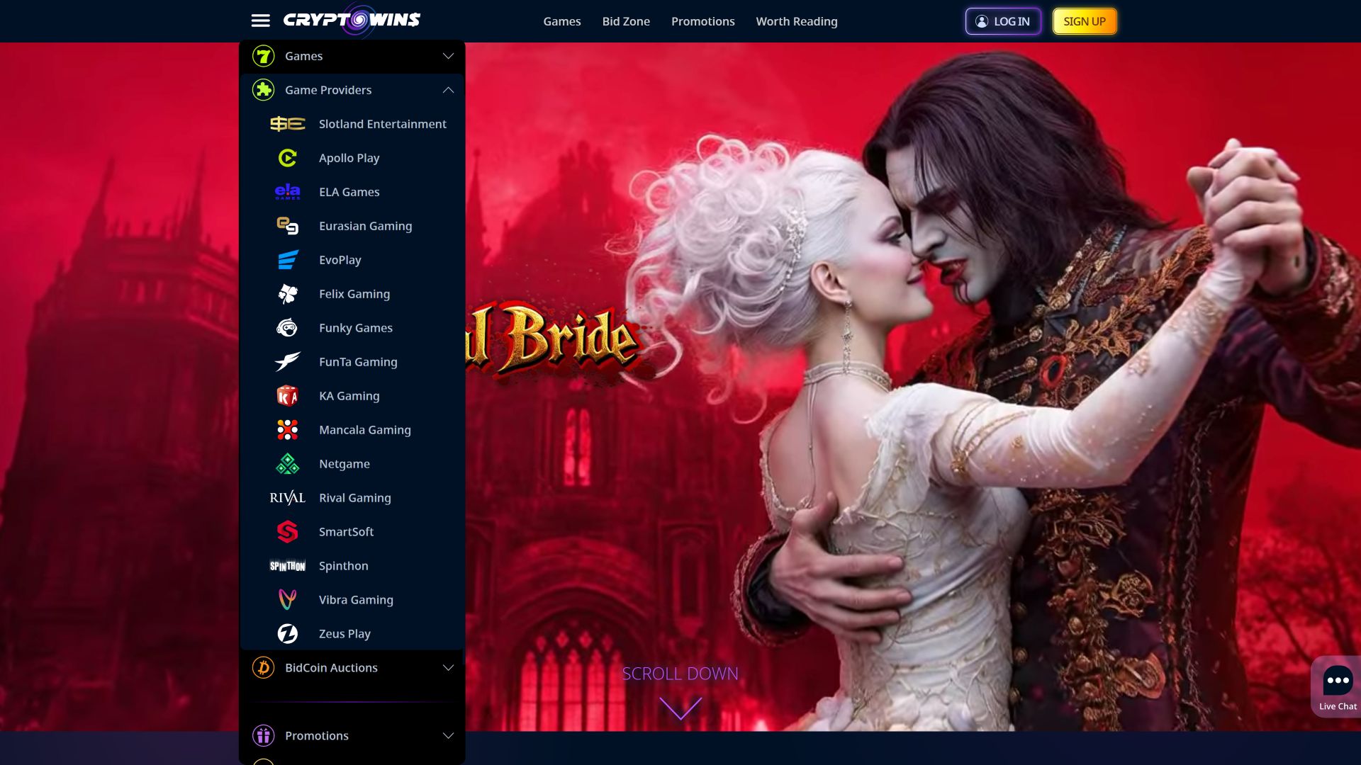 CryptoWins Desktop Image Game Developers