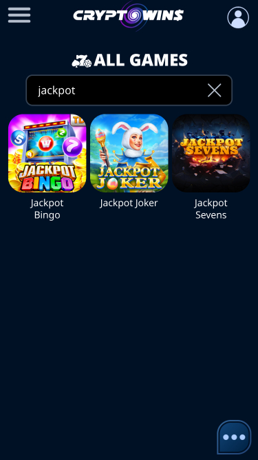 CryptoWins Jackpot Mobile