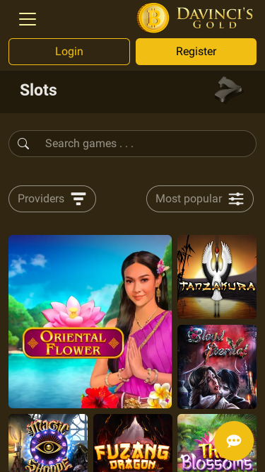 DaVinci’s Gold Casino Games Mobile