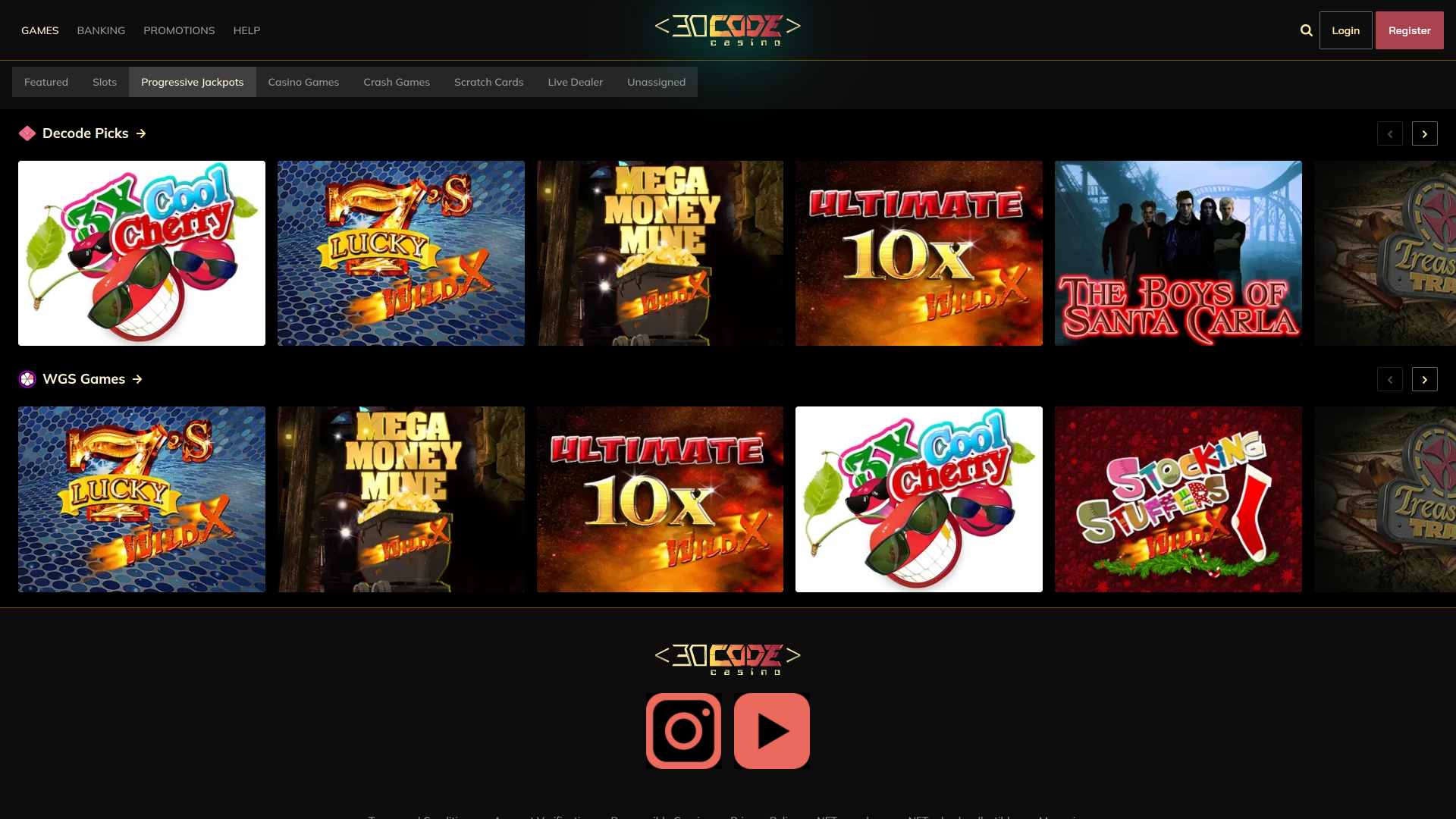 Decode Casino Jackpot Desktop