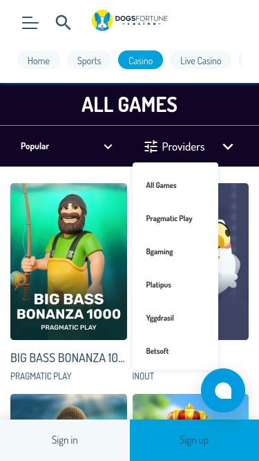 DogsFortune Casino Mobile Game Developers