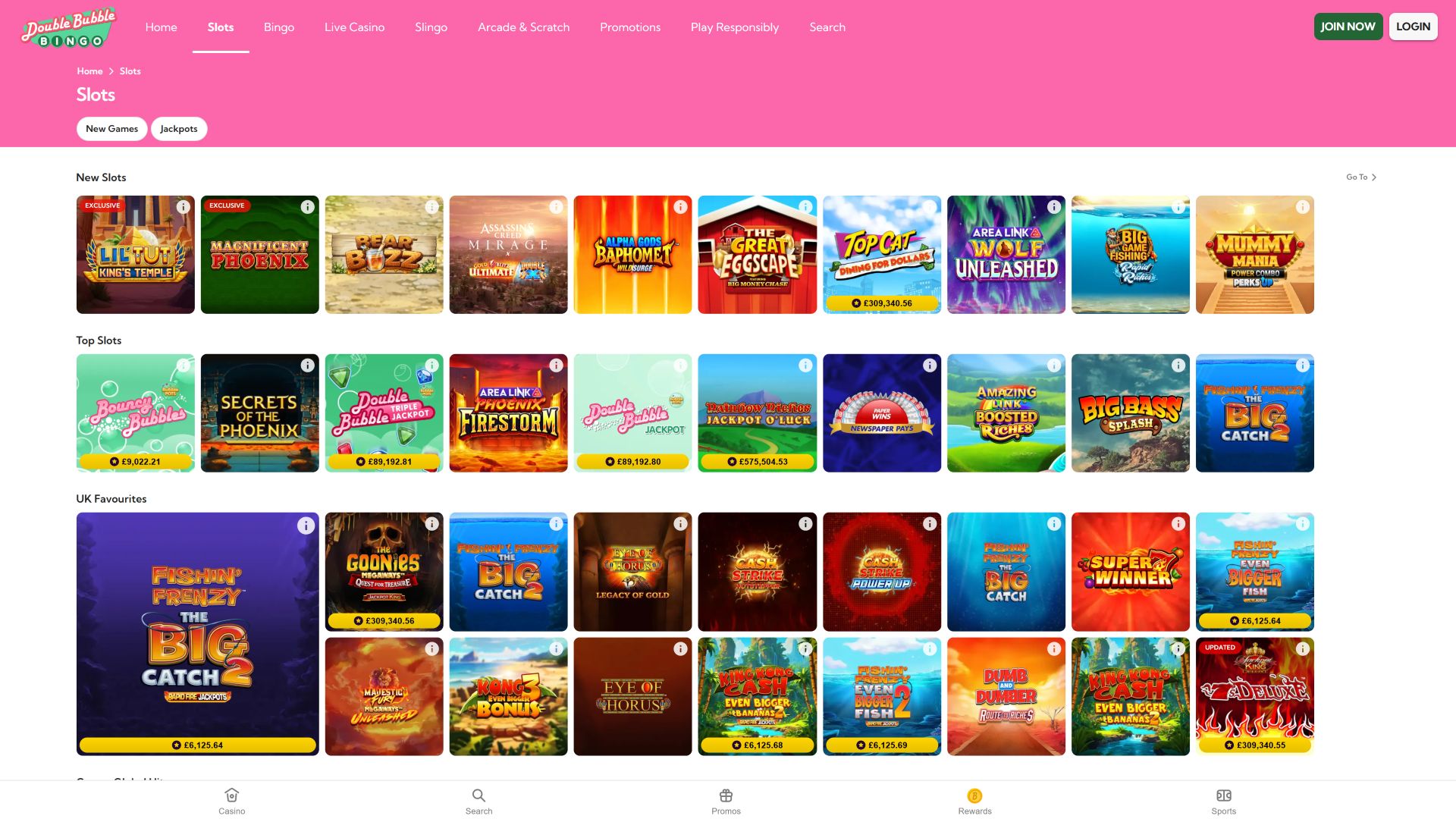 Double Bubble Bingo Desktop Image Games