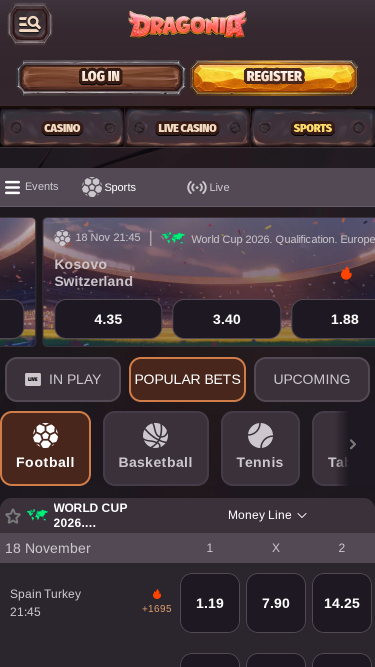Dragonia Casino Mobile Sports
