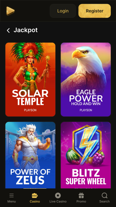Dreamplay Casino Jackpot Mobile