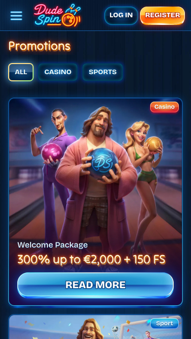 DudeSpin Casino Promotions